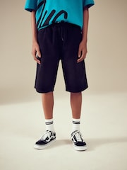 Black Bermuda Pull On Denim Shorts (3-16yrs) - Image 1 of 8