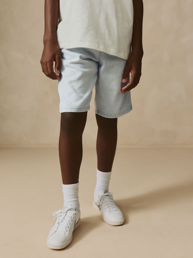 Bleach Bermuda Pull On Denim Shorts (3-16yrs) - Image 1 of 9