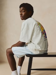 Bleach Bermuda Pull On Denim Shorts (3-16yrs) - Image 3 of 9