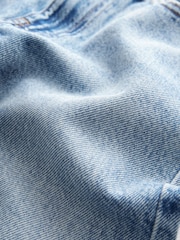 Mid Blue Long Line Jort Denim Shorts (3-16yrs) - Image 7 of 8