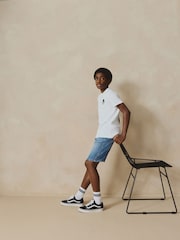 Mid Blue Bermuda Pull On Denim Shorts (3-16yrs) - Image 3 of 9