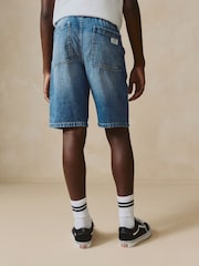 Mid Blue Bermuda Pull On Denim Shorts (3-16yrs) - Image 4 of 9