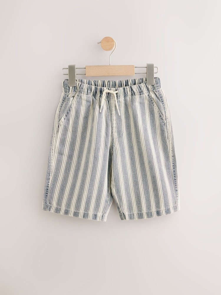 Bande bleue - Short Bermuda Pull On en jean (3-16ans) - Image 5 of 8