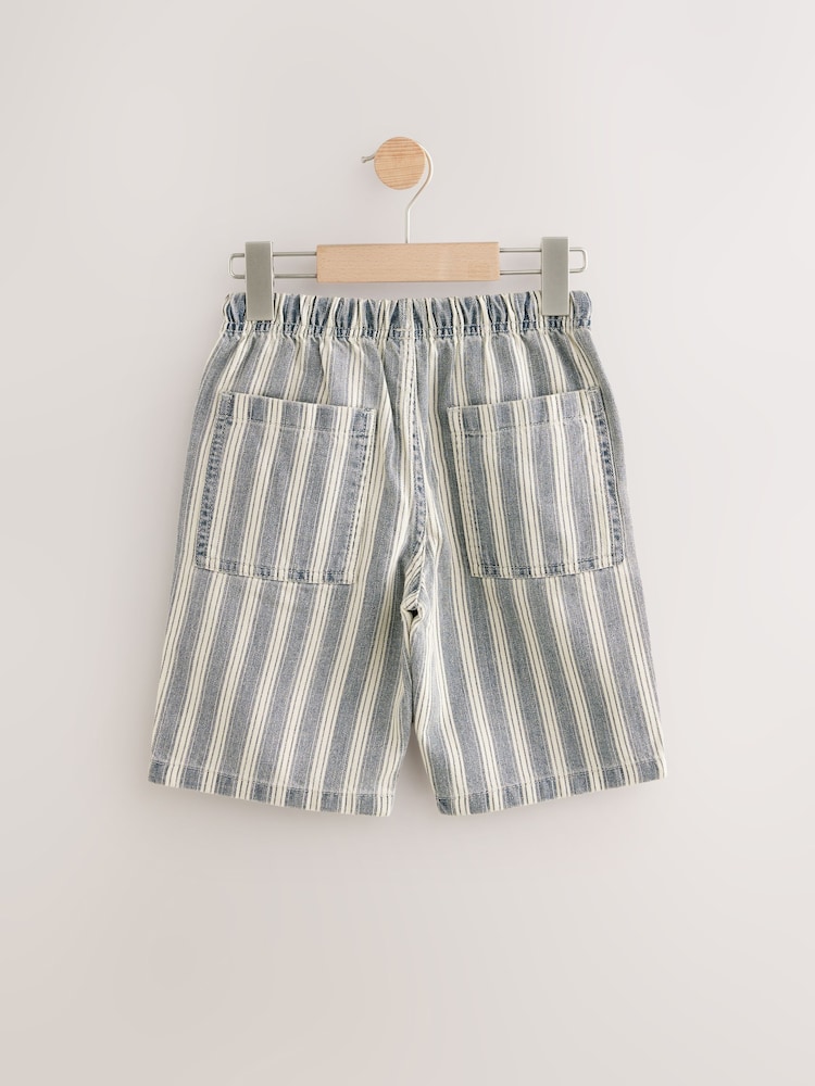 Bande bleue - Short Bermuda Pull On en jean (3-16ans) - Image 6 of 8