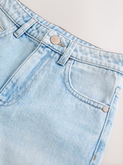 Bleach Wide Authentic Denim Shorts (3-16yrs) - Image 7 of 7