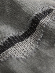 Black Distressed Wide Authentic Denim Shorts (3-16yrs) - Image 6 of 6