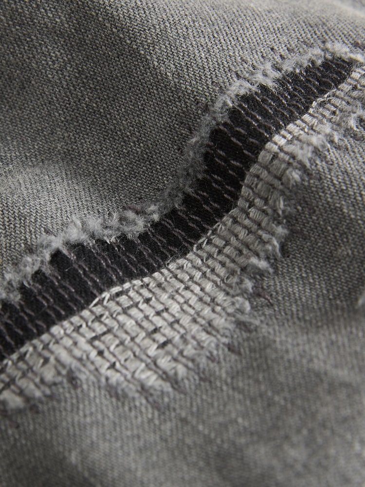 Black Distressed Wide Authentic Denim Shorts (3-16yrs) - Image 6 of 6