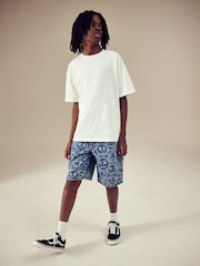 Blue Faces Wide Authentic Denim Shorts (3-16yrs) - Image 2 of 8