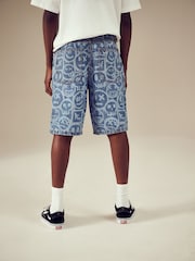 Blue Faces Wide Authentic Denim Shorts (3-16yrs) - Image 3 of 8