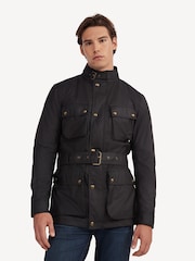 Belstaff Black Wax Cotton Trialmaster Jacket - Image 1 of 7