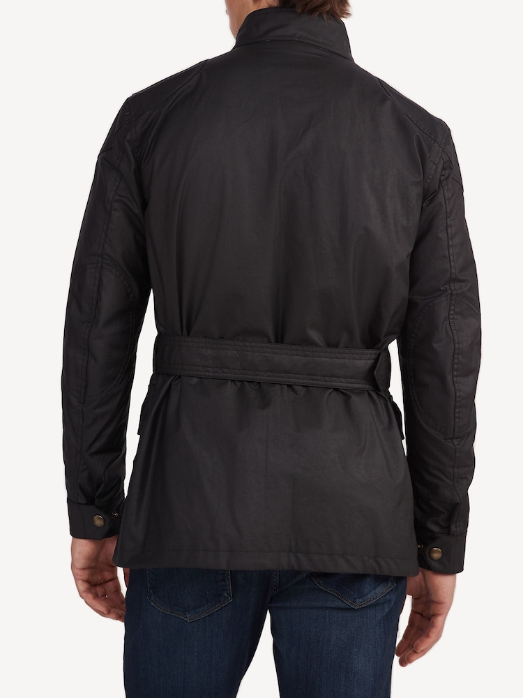 Belstaff Black Wax Cotton Trialmaster Jacket - Image 2 of 7