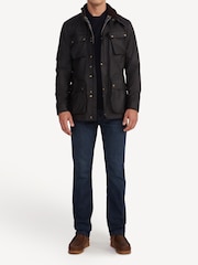 Belstaff Black Wax Cotton Trialmaster Jacket - Image 3 of 7