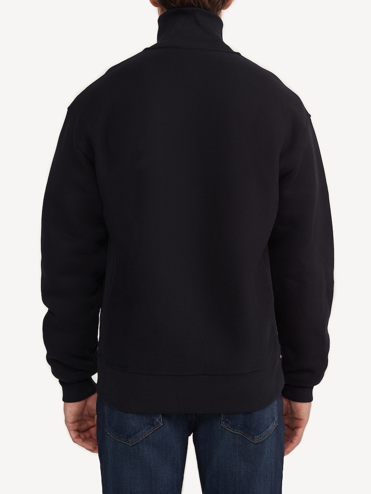 Belstaff Black Hockley Quarter Zip Sweatshirt - Image 2 of 5