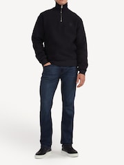 Belstaff Black Hockley Quarter Zip Sweatshirt - Image 3 of 5