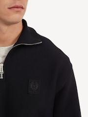 Belstaff Black Hockley Quarter Zip Sweatshirt - Image 4 of 5