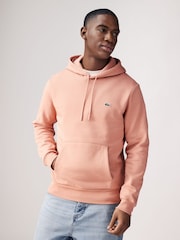 Lacoste Logo Cotton Hoodie - Image 1 of 4
