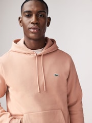 Lacoste Logo Cotton Hoodie - Image 3 of 4