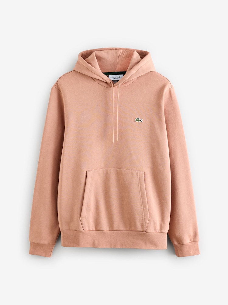 Lacoste Logo Cotton Hoodie - Image 4 of 4