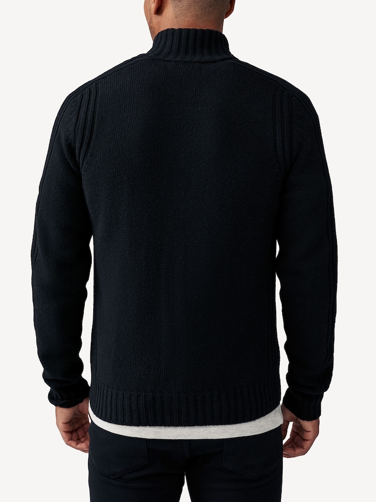 Belstaff Black Watch Zip Cardigan - Image 2 of 5