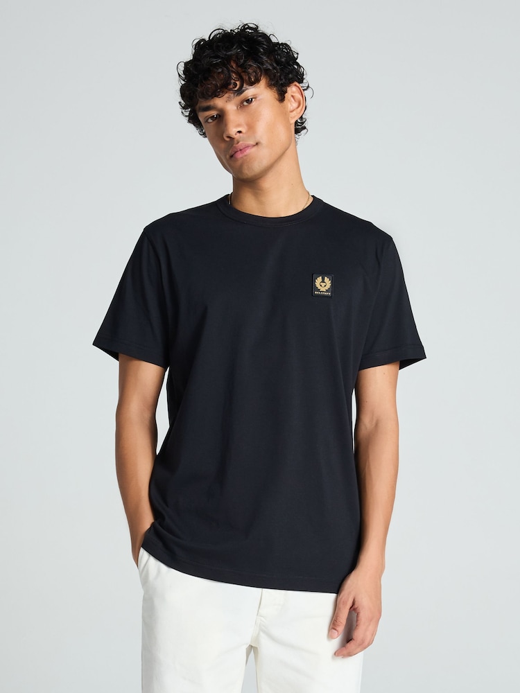 Belstaff Black Logo T-Shirt - Image 1 of 4 Belstaff Black Logo T-Shirt - Image 1 of 4