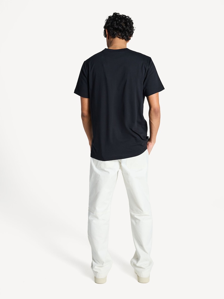 Belstaff Black Logo T-Shirt - Image 2 of 4 Belstaff Black Logo T-Shirt - Image 2 of 4