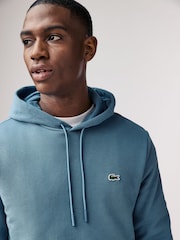 Lacoste Logo Cotton Hoodie - Image 3 of 4