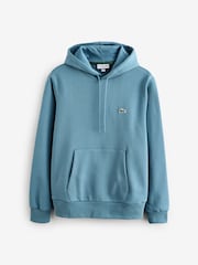 Lacoste Logo Cotton Hoodie - Image 4 of 4