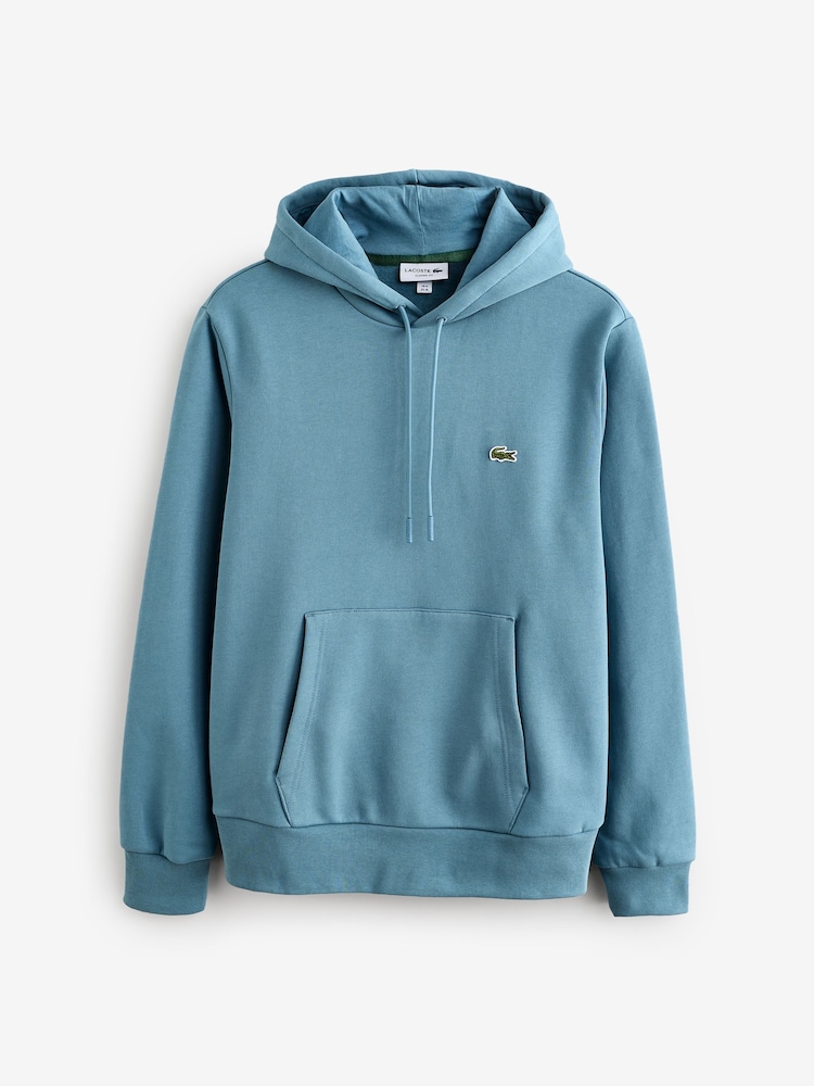 Lacoste Logo Cotton Hoodie - Image 4 of 4
