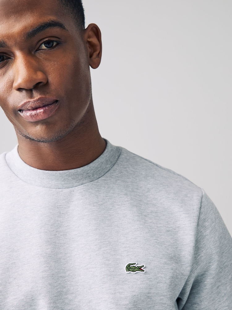 Lacoste Classic Fit Brushed Fleece Sweatshirt - Image 3 of 5