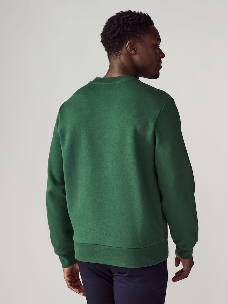 Lacoste Classic Fit Brushed Fleece Sweatshirt - Image 2 of 5
