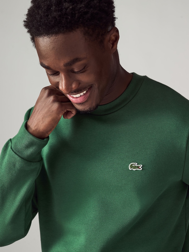 Lacoste Classic Fit Brushed Fleece Sweatshirt - Image 3 of 5