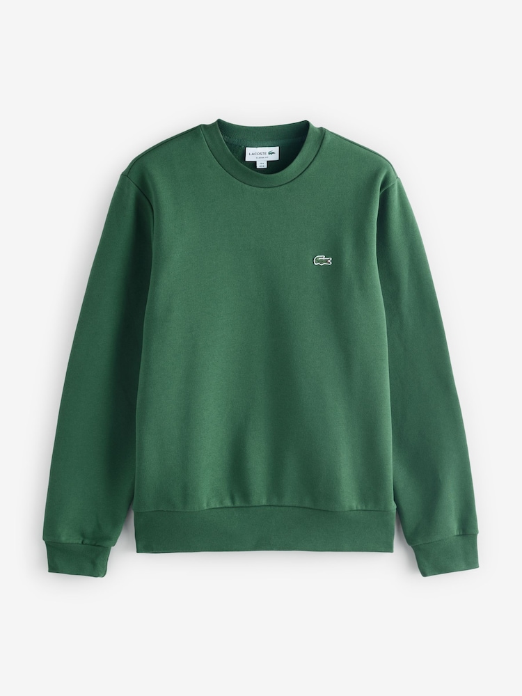 Lacoste Classic Fit Brushed Fleece Sweatshirt - Image 4 of 5