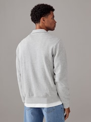 Lacoste Regular Fit Quarter Zip Neck 100% Cotton Sweatshirt - Image 2 of 5