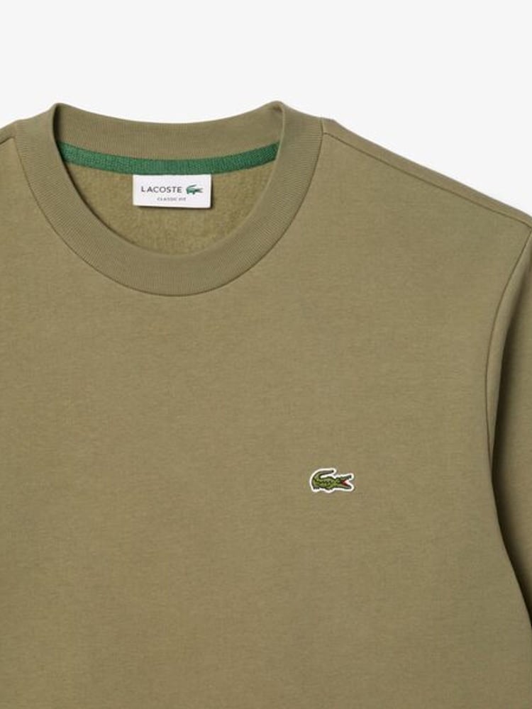 Lacoste Classic Fit Brushed Fleece Sweatshirt - Image 2 of 2