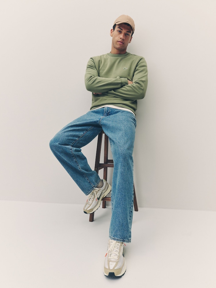 Lacoste Classic Fit Brushed Fleece Sweatshirt - Image 3 of 6