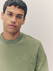 Lacoste Classic Fit Brushed Fleece Sweatshirt - Image 4 of 6