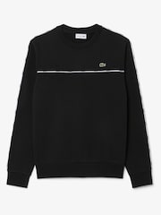 Lacoste Classic Fit Lacoste Tape Sweatshirt - Image 1 of 2