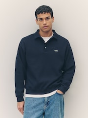 Lacoste Double Face Piqué Sweatshirt Polo Collar - Image 1 of 6