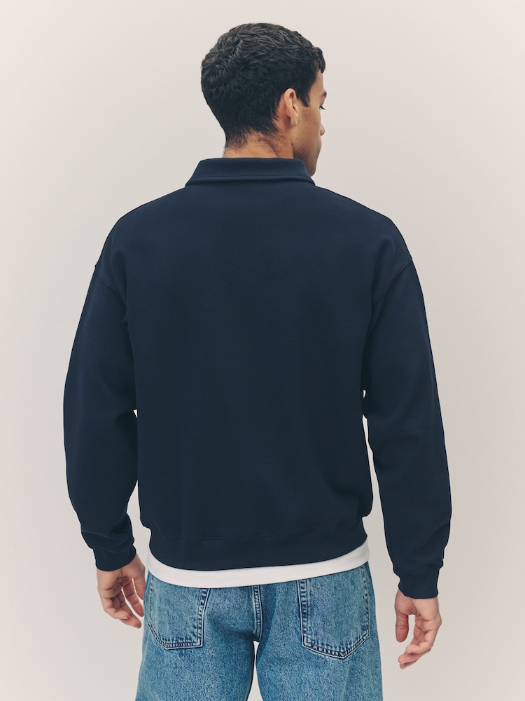 Lacoste Double Face Piqué Sweatshirt Polo Collar - Image 2 of 6