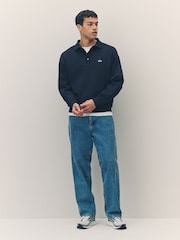 Lacoste Double Face Piqué Sweatshirt Polo Collar - Image 3 of 6