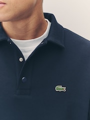 Lacoste Double Face Piqué Sweatshirt Polo Collar - Image 4 of 6