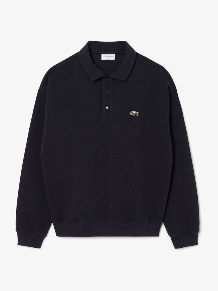 Lacoste Double Face Piqué Sweatshirt Polo Collar - Image 5 of 6