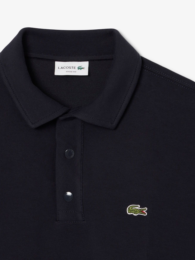 Lacoste Double Face Piqué Sweatshirt Polo Collar - Image 6 of 6 Lacoste Double Face Piqué Sweatshirt Polo Collar - Image 6 of 6