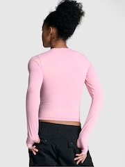 Victoria's Secret PINK Cameo Pink Relay Cinched Long Sleeve T-Shirt - Image 2 of 3