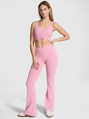 Victoria's Secret PINK Cameo Pink Flare Relay Cinch Leggings - Image 1 of 3