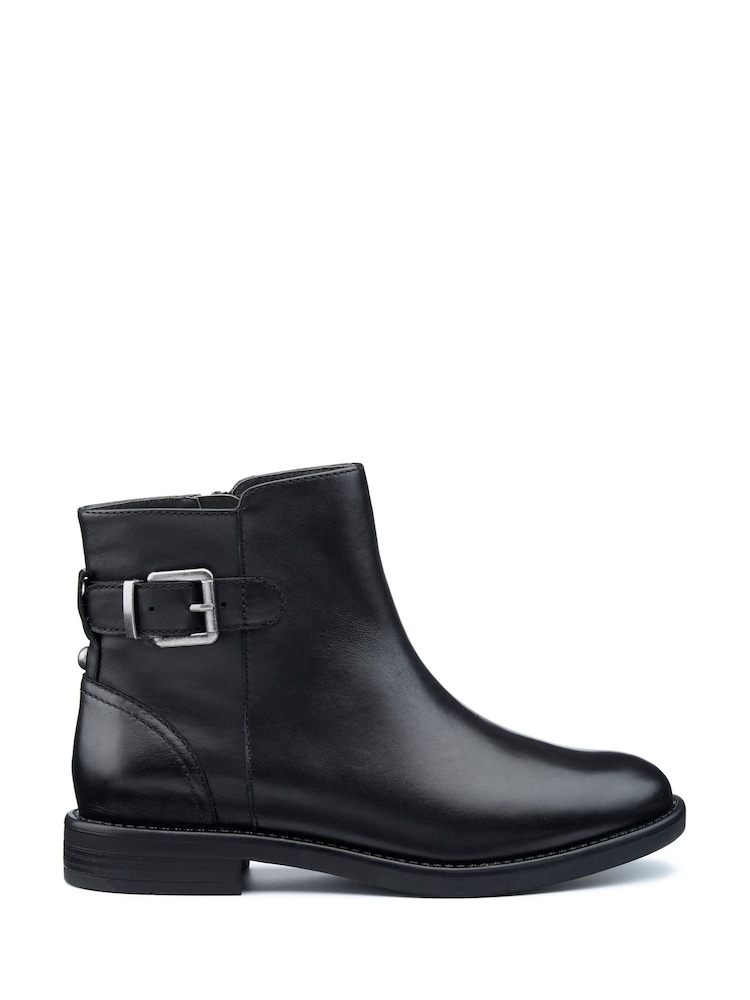 Hotter Black Regular Fit Ascot Zip Boots - Image 1 of 4