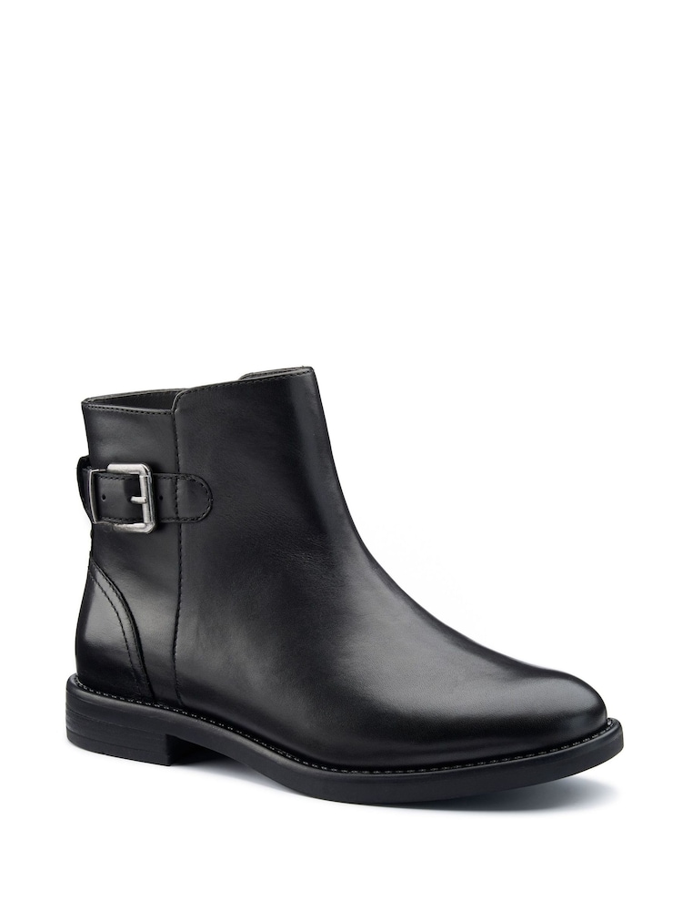 Hotter Black Regular Fit Ascot Zip Boots - Image 2 of 4