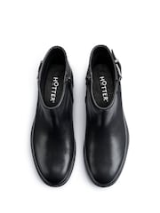 Hotter Black Regular Fit Ascot Zip Boots - Image 4 of 4