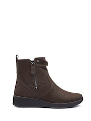 Hotter Brown Regular Fit Epsom Zip Boots - Image 1 of 4