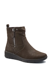 Hotter Brown Regular Fit Epsom Zip Boots - Image 2 of 4